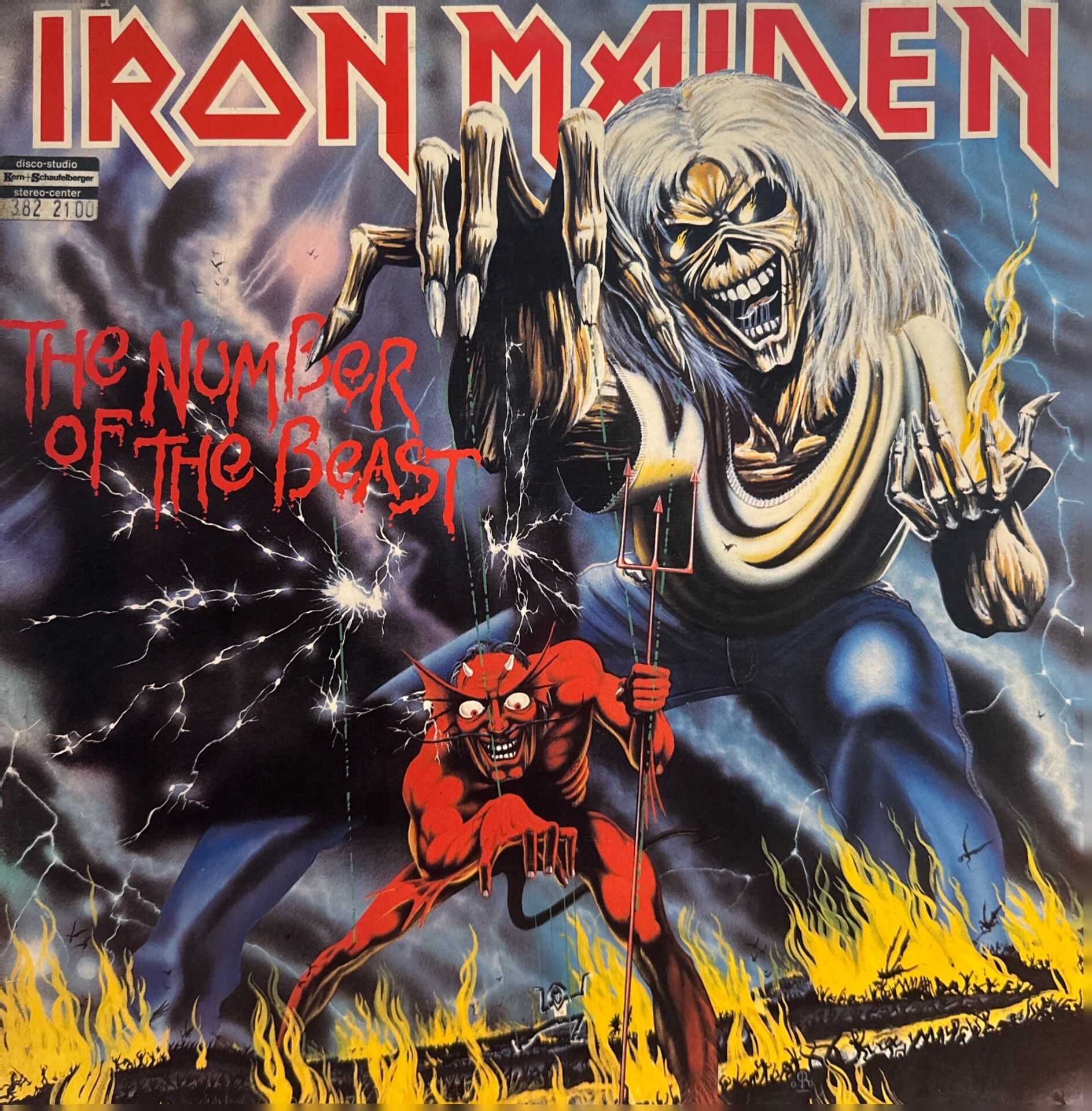 Iron Maiden – The Number Of The Beast LP