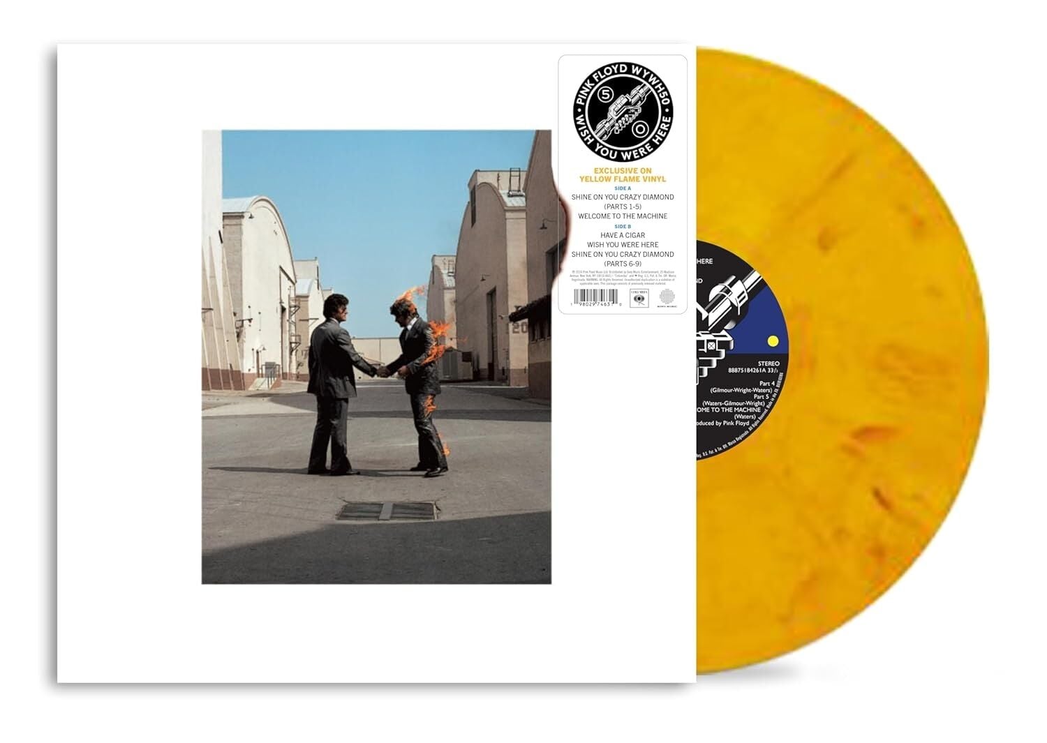 Pink Floyd - Wish You Were Here (50th Anniversary - Yellow Flame Vinyl)
