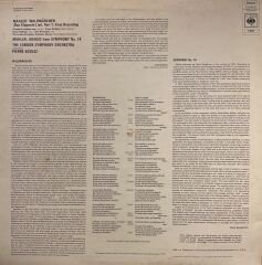 Mahler*, Pierre Boulez, Elisabeth Soederstroem*, Grace Hoffman, Ernst Haefliger, Gerd Nienstedt , The London Symphony Orchestra Chorus* , The London Symphony Orchestra* – Waldmärchen (Das Klagende Lied Part 1) / Adagio From Symphony No. 10 LP