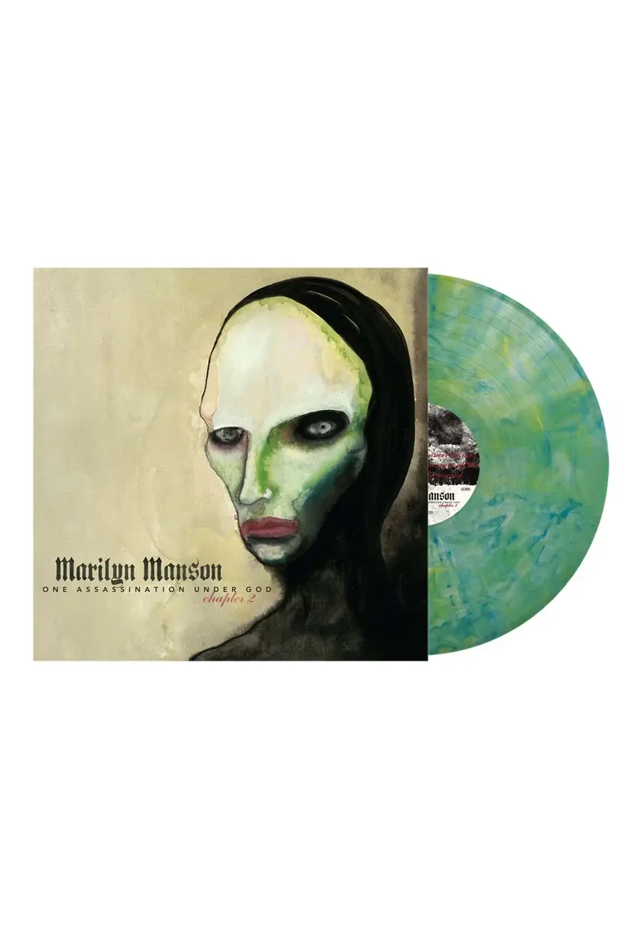 Marilyn Manson - One Assassination Under God - Chapter 2 Green & Blue - Marbled Vinyl LP