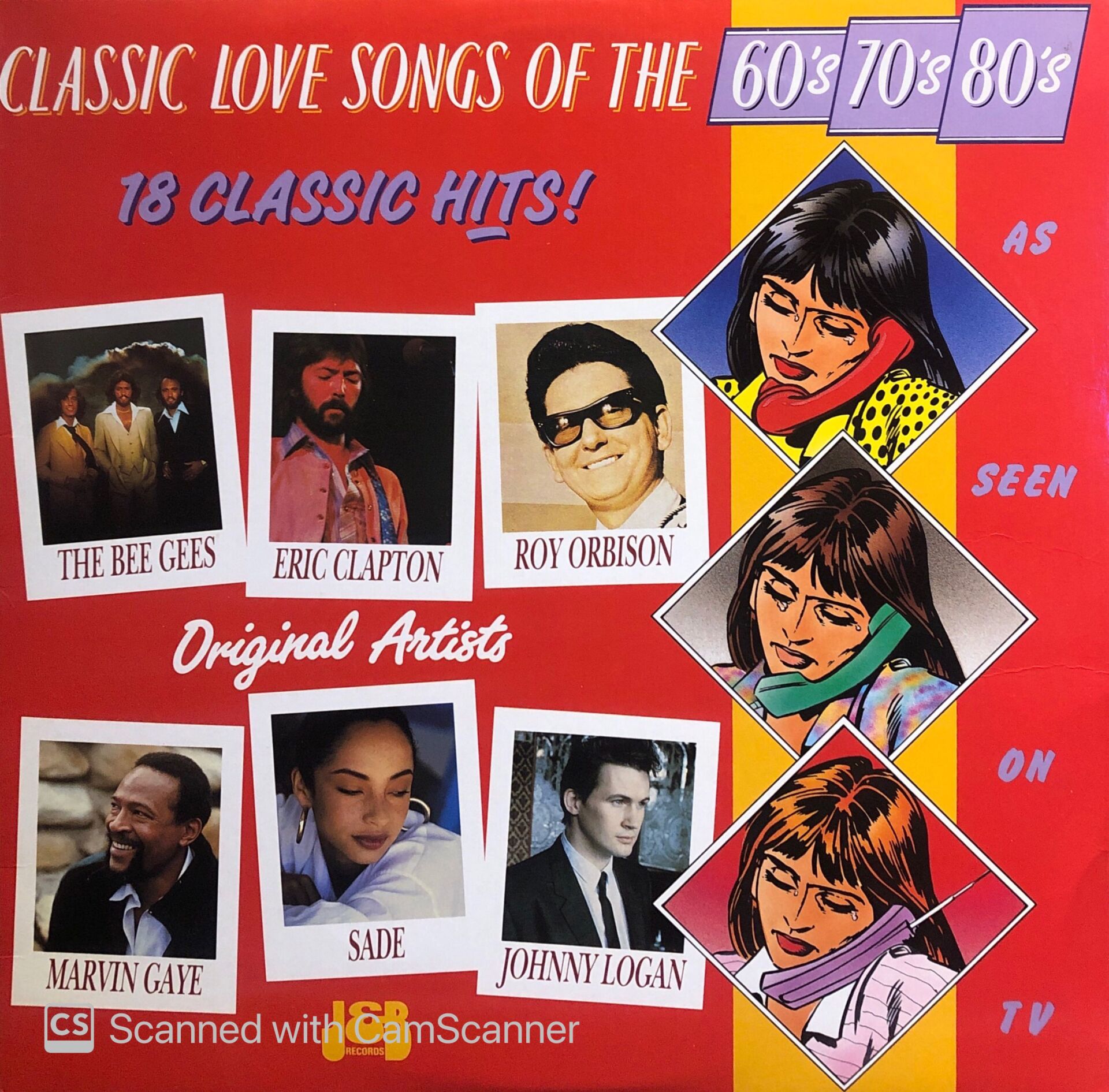Classic Love Songs Of The 60's 70's 80's LP