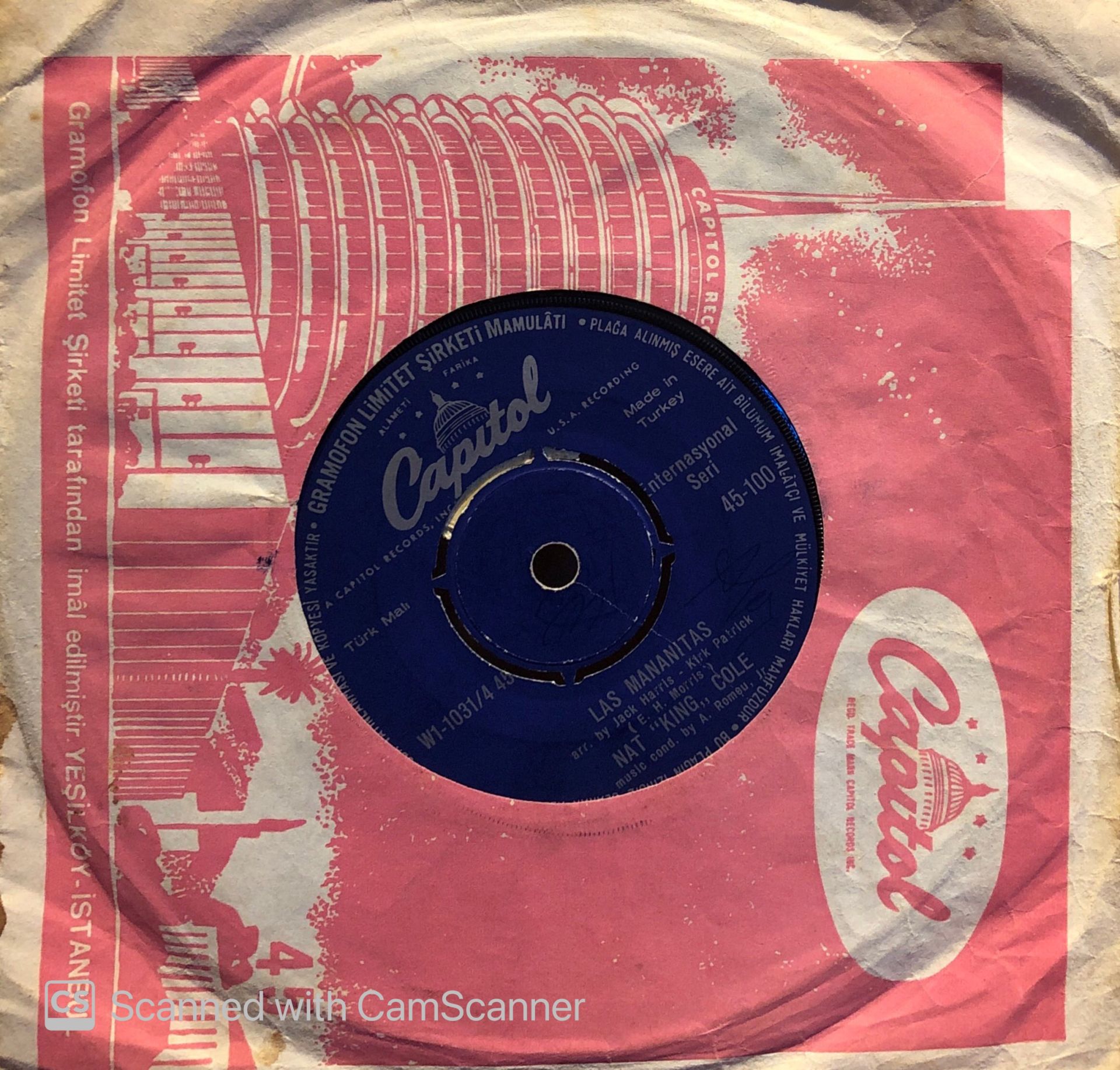 Nat King Cole - Las Mananitas / Cachito 45lik