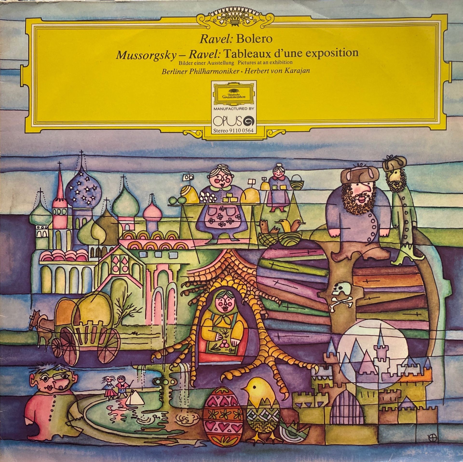 Ravel* / Mussorgsky* - Berliner Philharmoniker, Herbert von Karajan – Bolero / Tableaux D'une Exposition LP