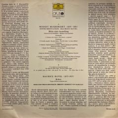 Ravel* / Mussorgsky* - Berliner Philharmoniker, Herbert von Karajan – Bolero / Tableaux D'une Exposition LP