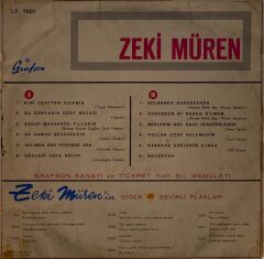 Zeki Müren - Kimi Dertten İçermiş ( Grafson 7001 ) LP