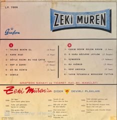Zeki Müren - Yalnız Benim Ol ( Grafson 7005 ) LP