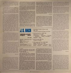 J. S. Bach*, András Schiff – Chromatic Fantasy & Fugue, Partita In G, Toccata In D, English Suite In F LP