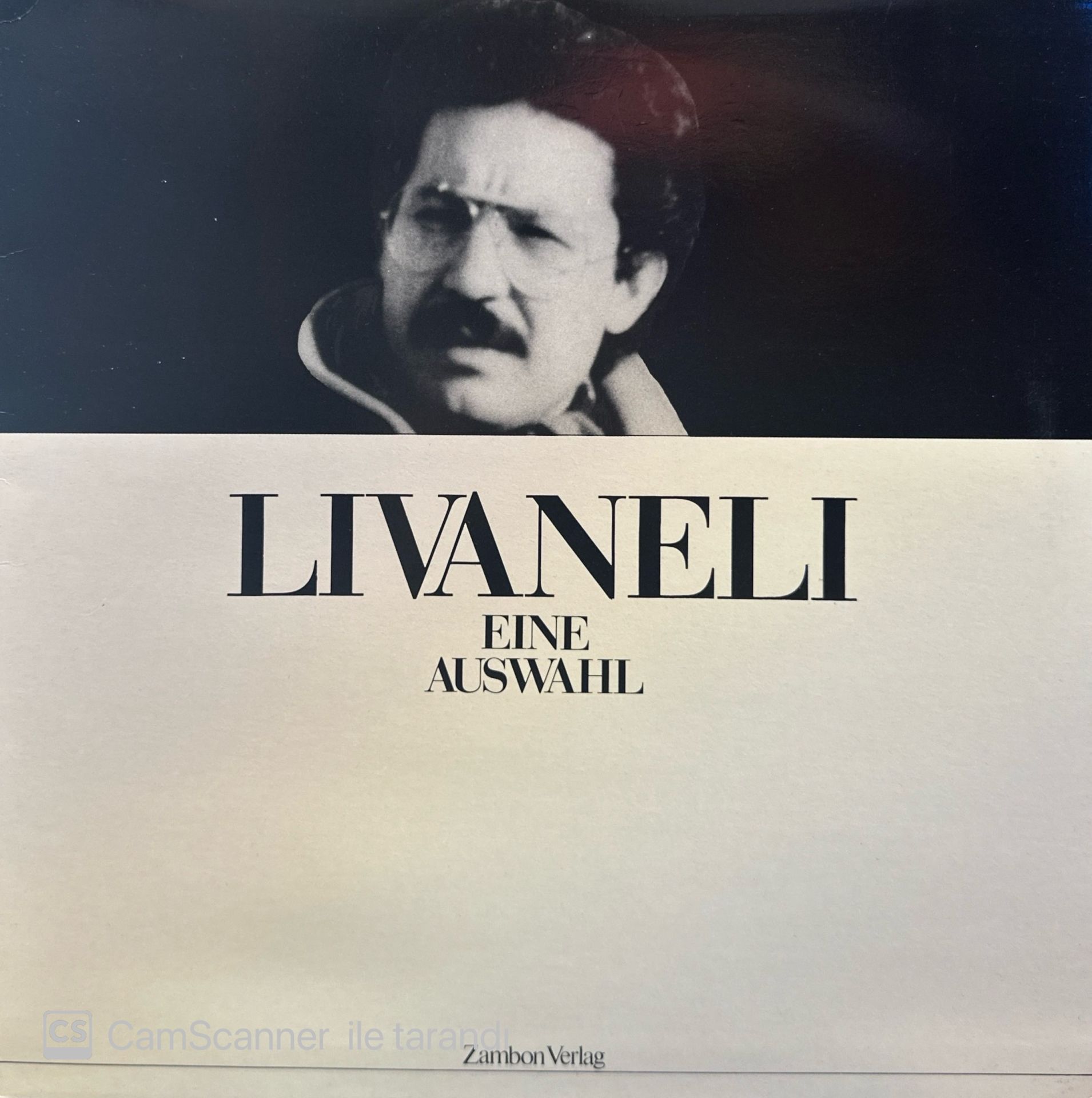 Zülfü Livaneli – Eine Auswahl LP ( Almanya baskı )