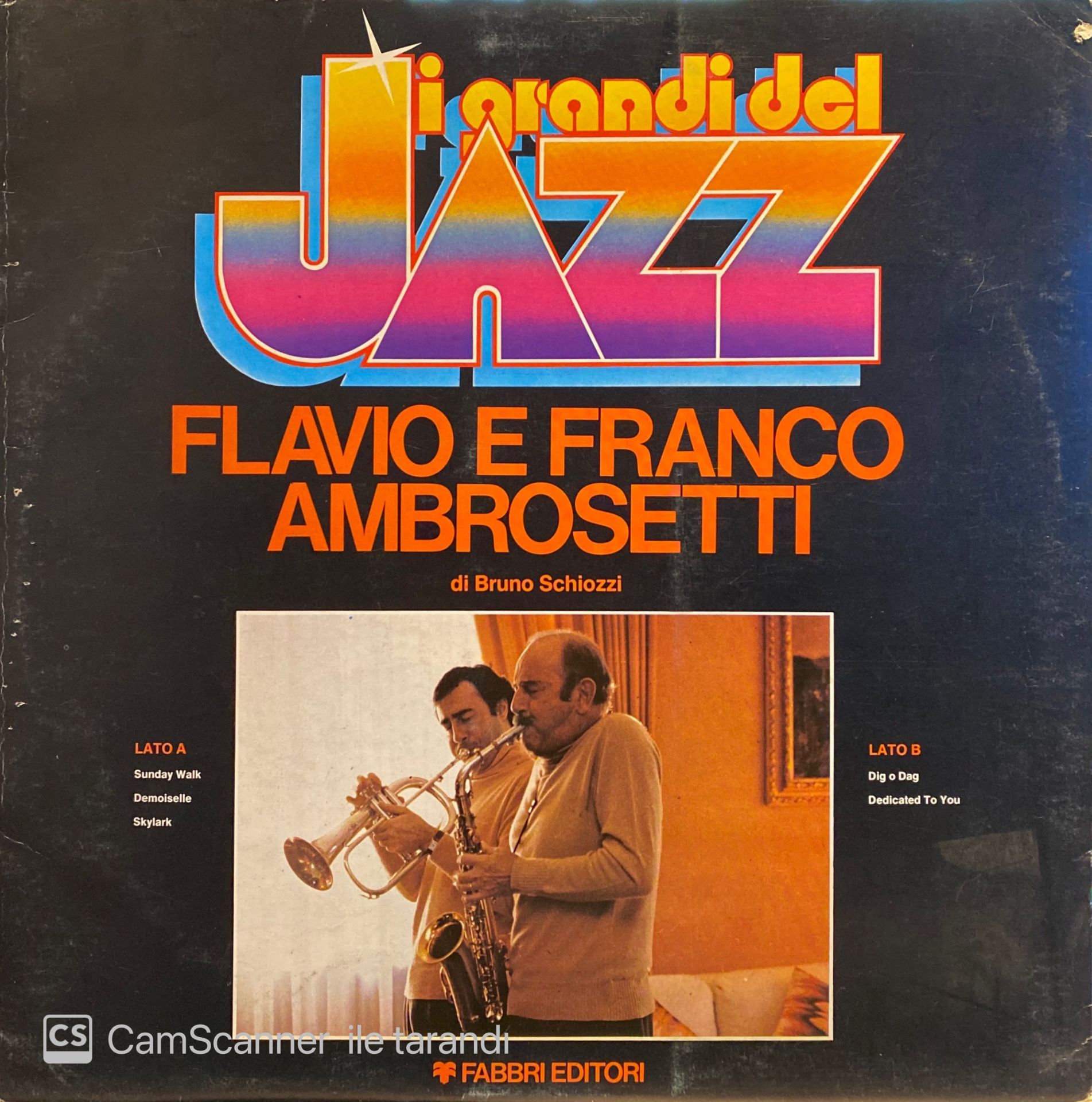 Flavio E Franco Ambrosetti, Ji Grandi Del Jazz LP