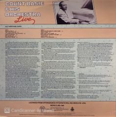 Count Basie – Count Basie Live LP