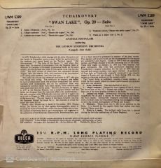 Tchaikovsky* / Anatole Fistoulari Conducting The London Symphony Orchestra – Swan Lake Op. 20 - Suite Mini LP