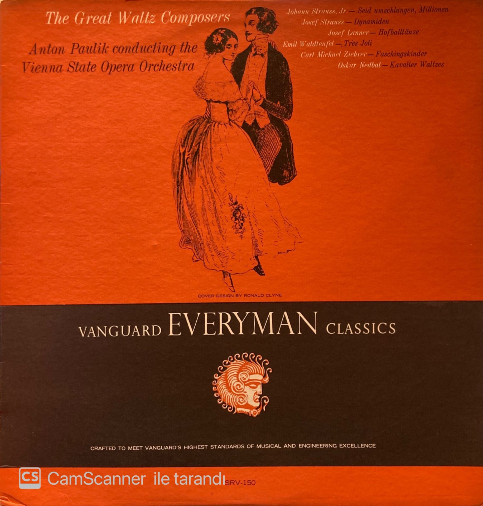 Anton Paulik, Vienna State Opera Orchestra* – The Great Waltz Composers LP