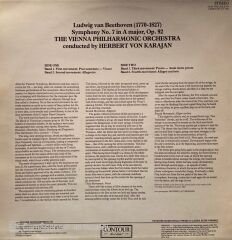 Vienna Philharmonic Orchestra* | Karajan* ‧ Beethoven* – Seventh Symphony In A Op. 92 LP