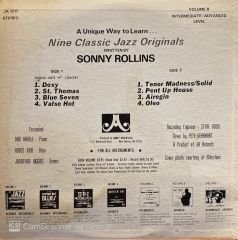 Jamey Aebersold – Sonny Rollins Nine Classic Jazz Originals LP