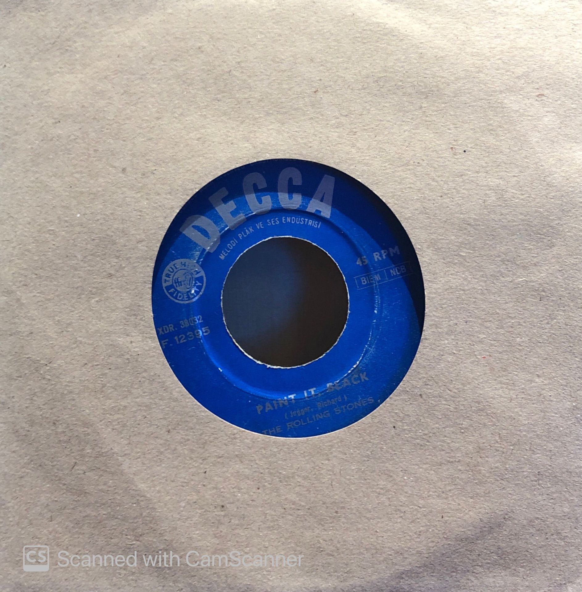 The Rolling Stones - Paint It, Black / Long Long While 45lik