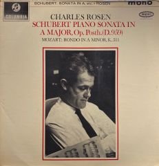 Charles Rosen, Schubert*, Mozart* – Sonata In A Major / Rondo In A Minor LP