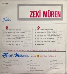 Zeki Müren - Gözleri Aşka Gülen LP ( Grafson )