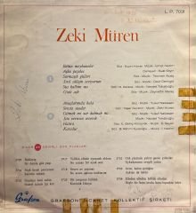 Zeki Müren - Sarmaşık Gülleri LP ( Grafson )