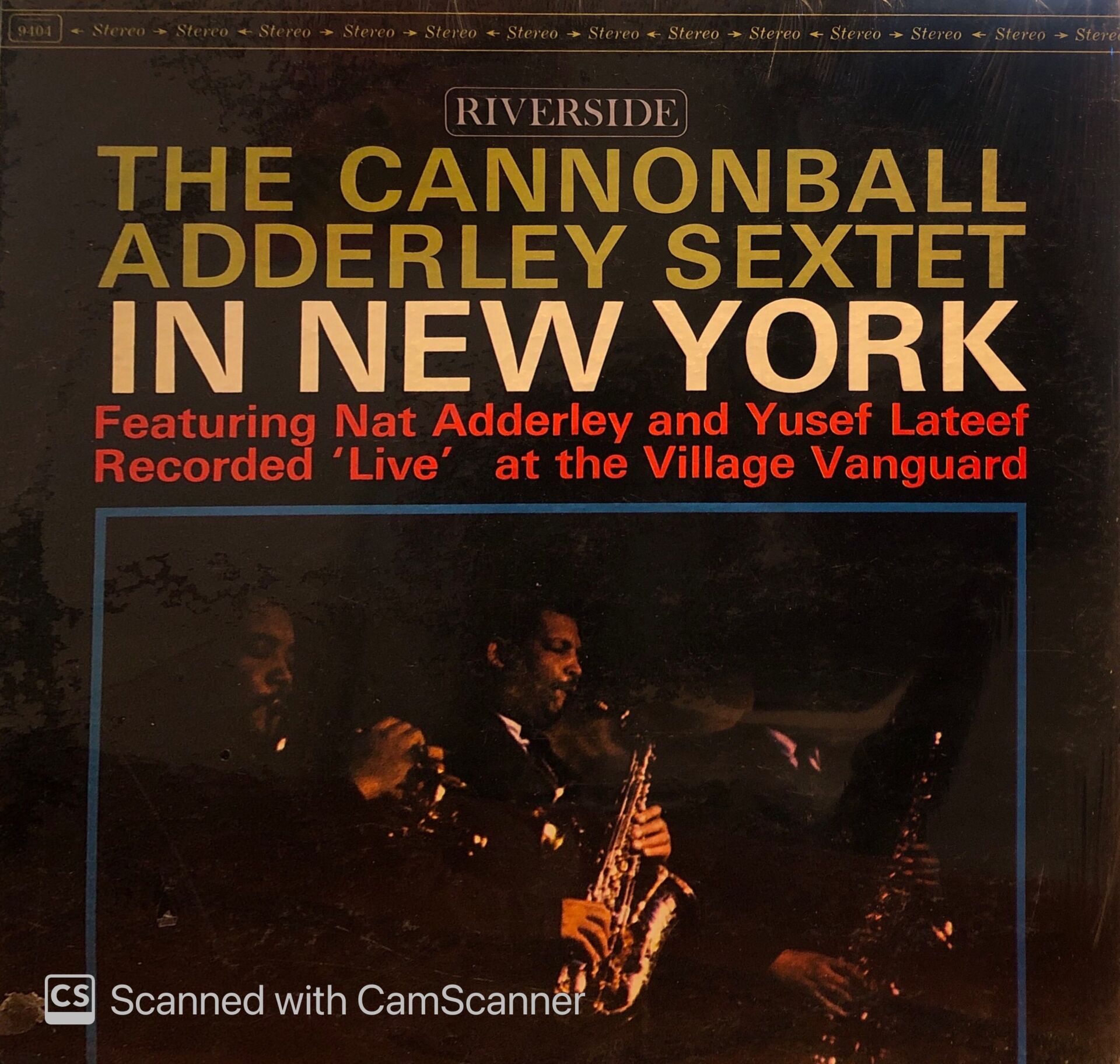 The Cannonball Adderley Sextet – In New York LP