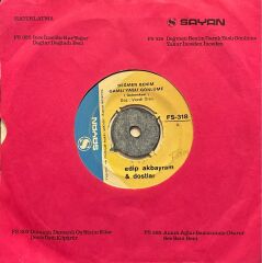 Edip Akbayram - Değmen Benim Gamlı Yaslı Gönlüme / Yakar İnceden İnceden 45'lik