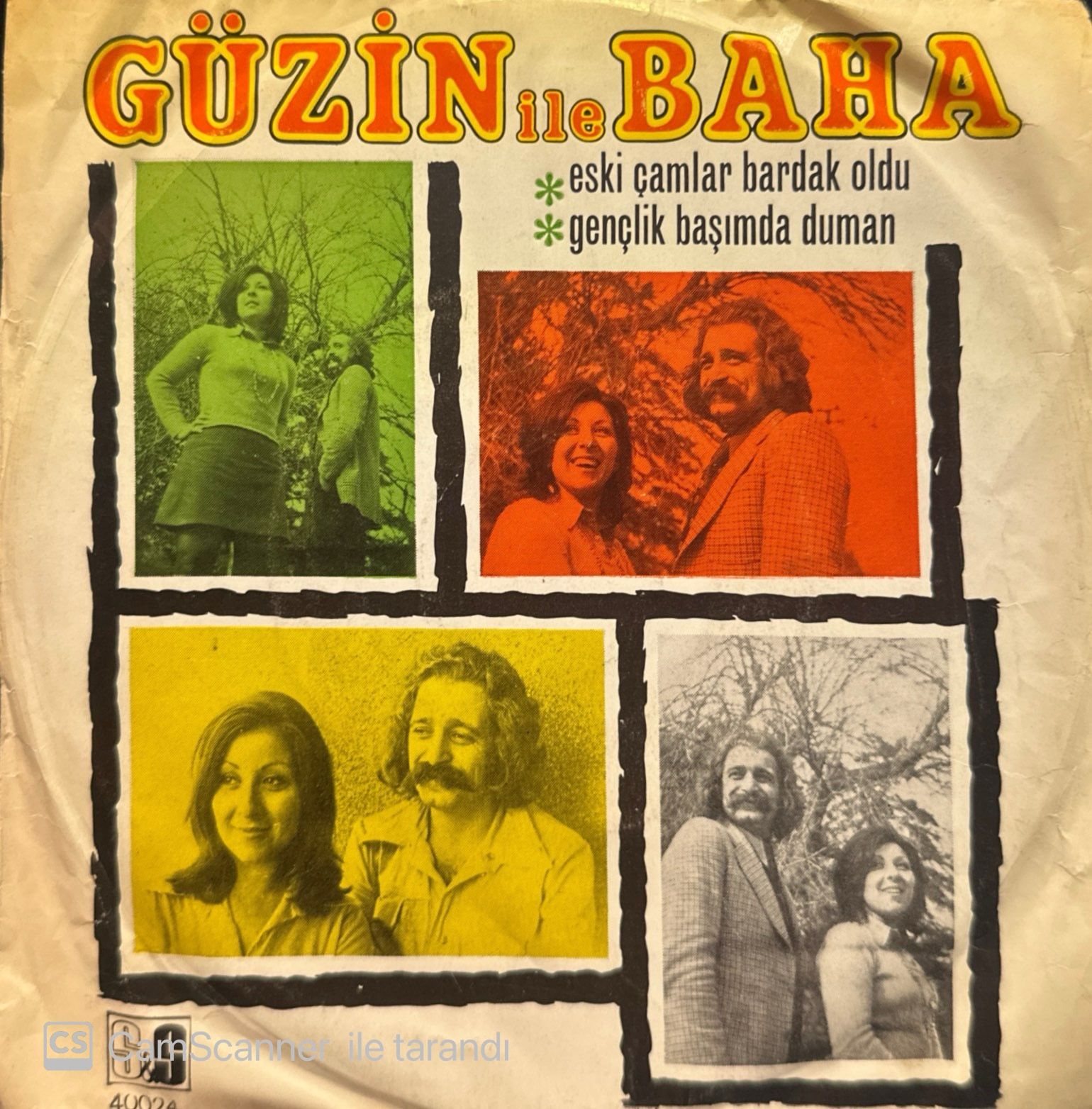 Güzin ile Baha - Eski Çamlar Bardak Oldu / Gençlik Başımda Duman 45'lik