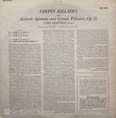 Graffman*, Chopin* – Chopin Ballades & Andante Spianato And Grand Polonaise LP