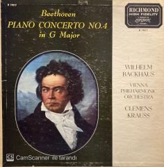 Beethoven*, Wilhelm Backhaus, Vienna Philharmonic Orchestra*, Clemens Krauss – Piano Concerto No.4 In G Major LP