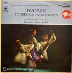 Dvorak*, Orchestre Symphonique de Vienne*, Mario Rossi (2) – Danses Slaves, Op. 46 Et Op. 72 LP