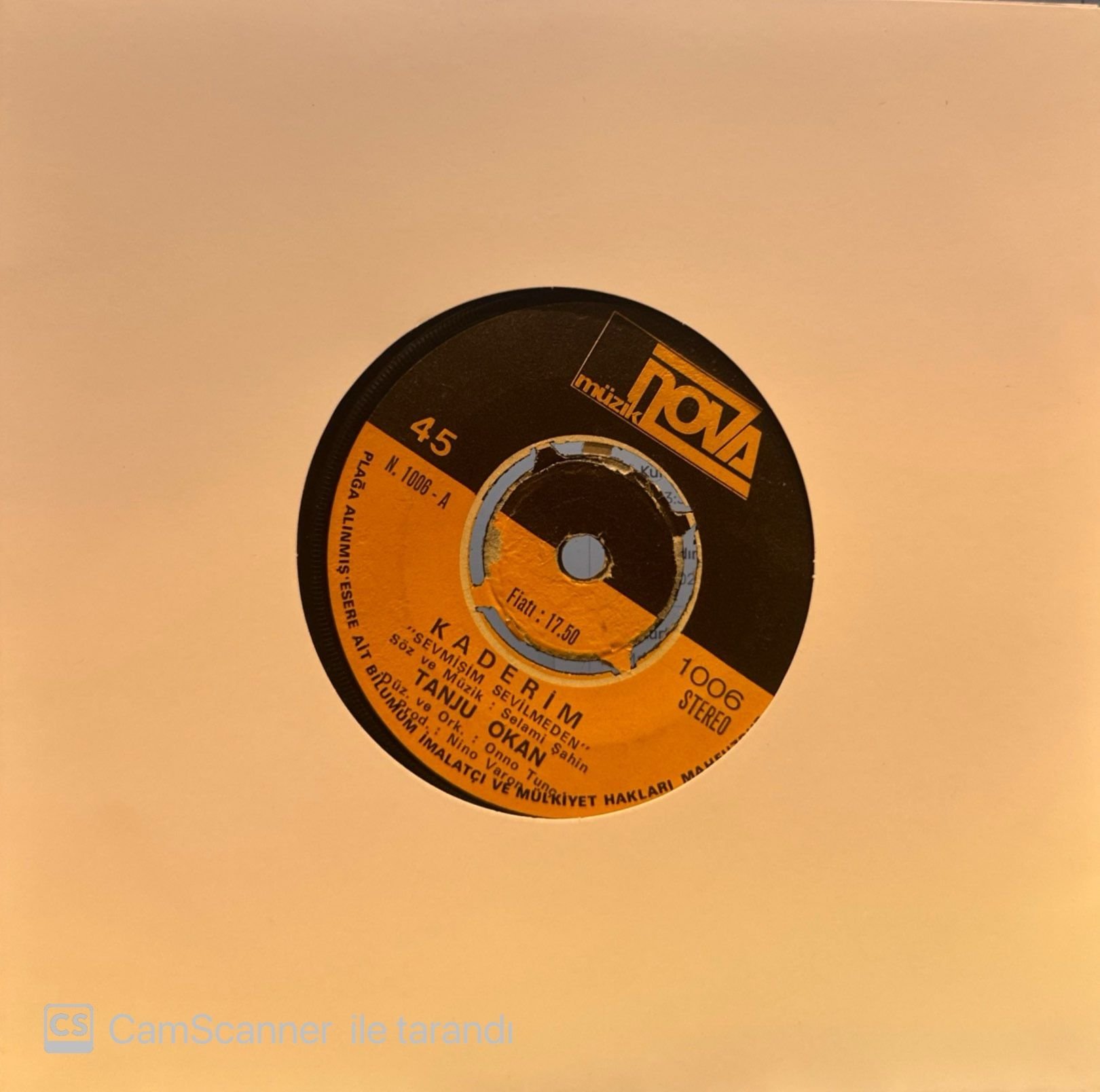 Tanju Okan - Kaderim / Dostlarım 45'lik