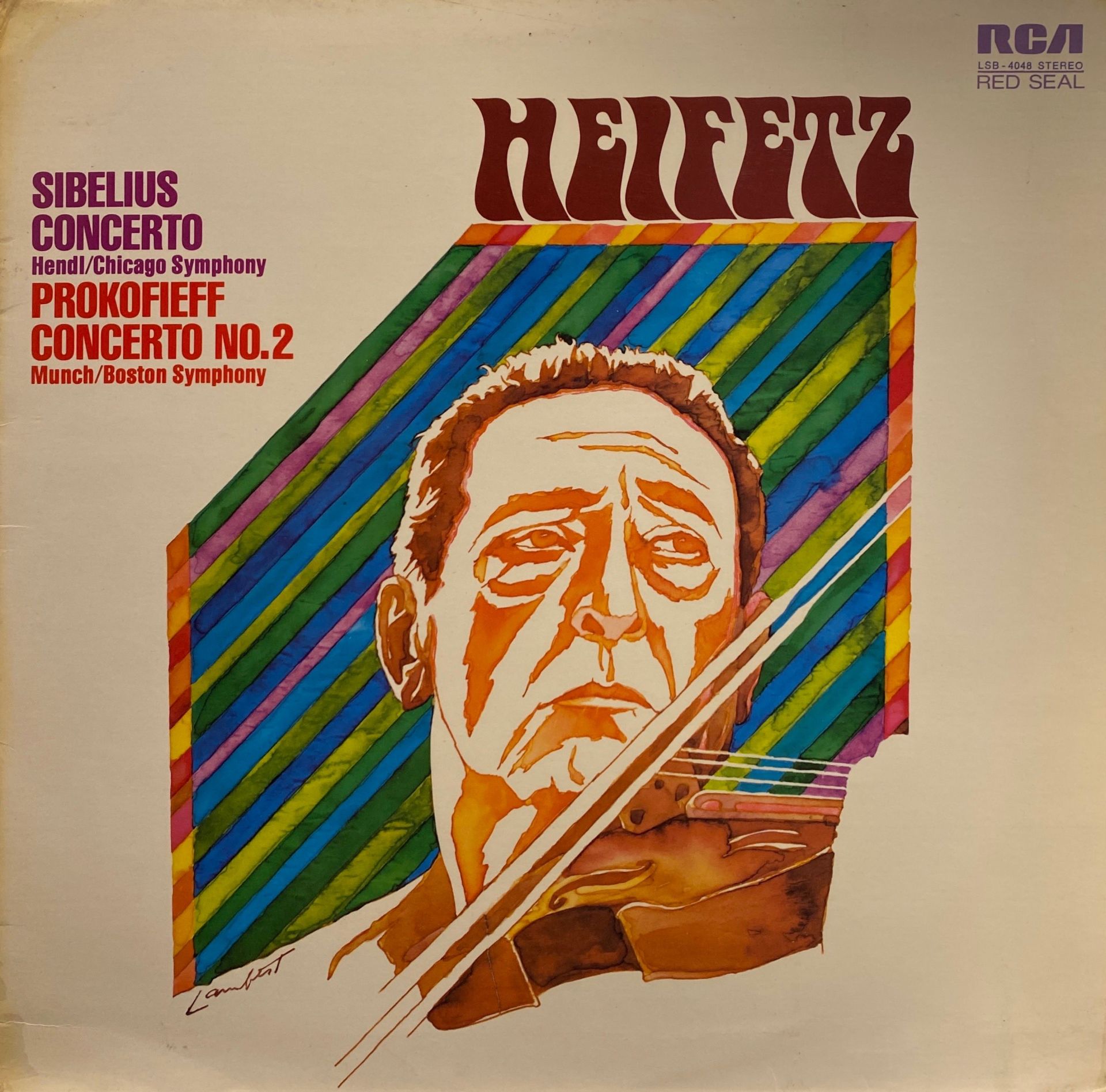 Heifetz*, Sibelius* / Prokofieff* – Concerto / Concerto No. 2 LP