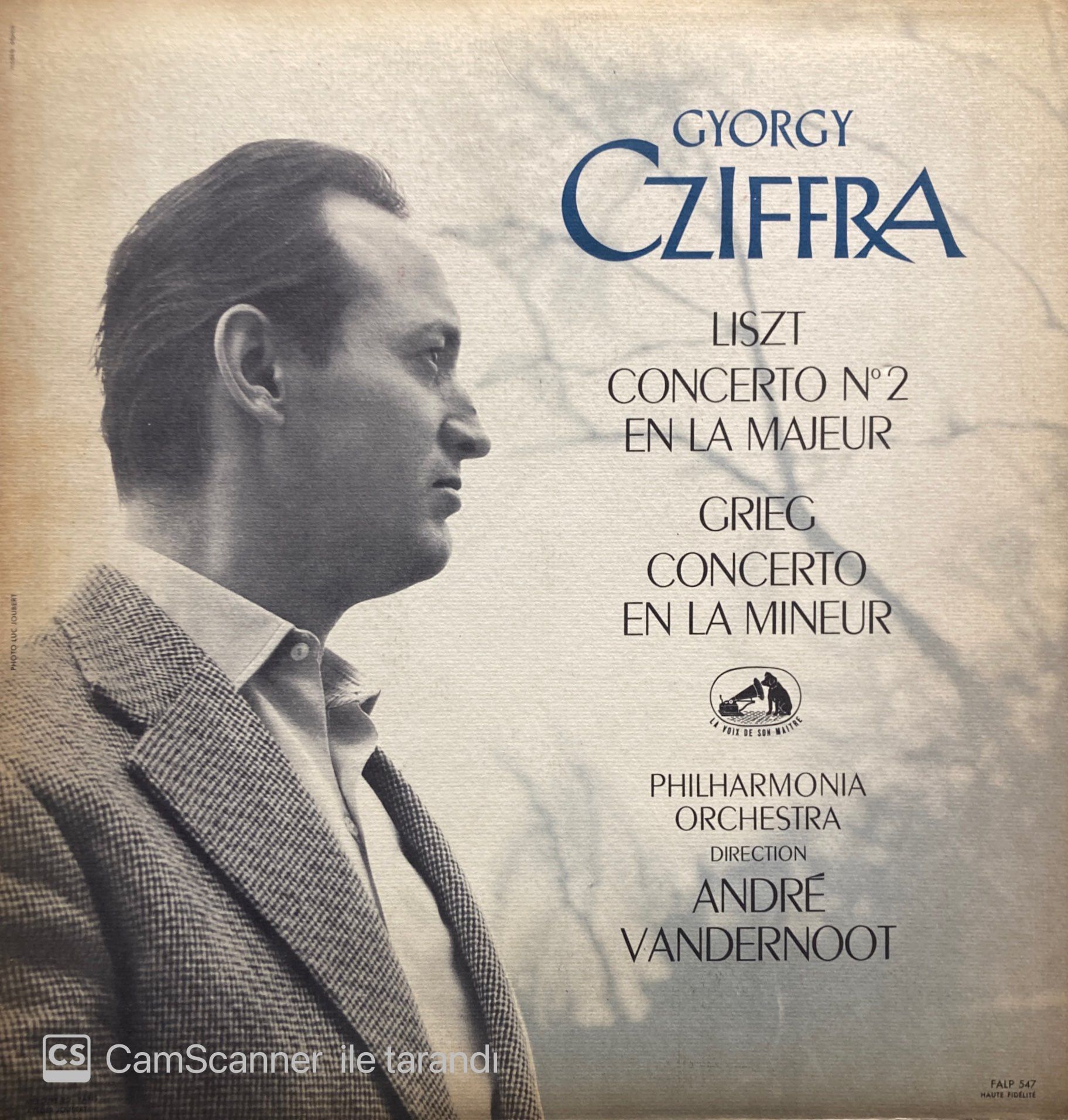 Cziffra* – Liszt* / Grieg* – Philharmonia Orchestra , Direction André Vandernoot – Concerto N° 2 En La Mineur / Concerto En La Mineur LP