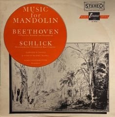 Beethoven* / Schlick* – Music For Mandolin LP