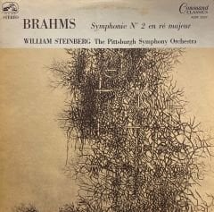 Brahms* / William Steinberg, The Pittsburgh Symphony Orchestra – Symphonie N°2 En Ré Majeur. LP