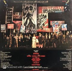 Andrew Lloyd Webber And Tim Rice – Evita: Premiere American Recording LP