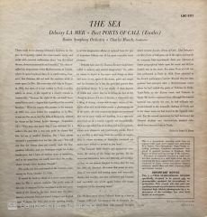 Debussy* / Ibert*, Boston Symphony Orchestra, Charles Munch – The Sea LP
