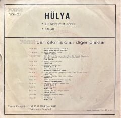 Hülya - Ah Neyleyeyim / Gönül 45'lik
