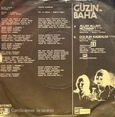 Güzin İle Baha - Allah Allah ! Ne Zaman? / Dolsun Kadehler 45lik