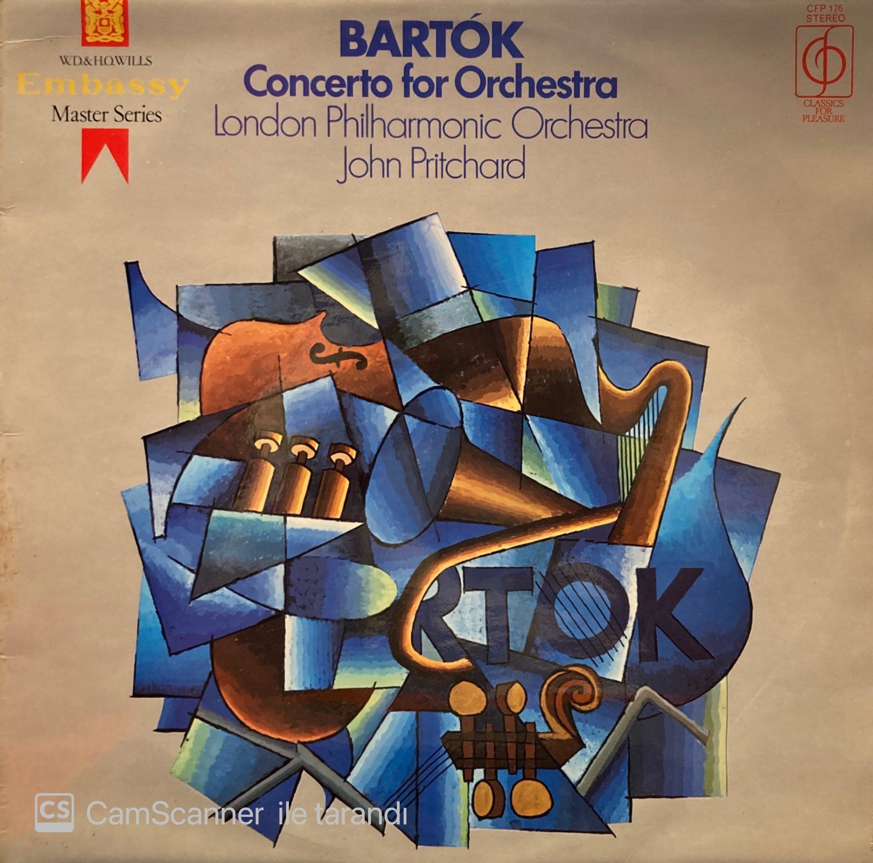 Bartók* / The London Philharmonic Orchestra London Philharmonic Orchestra John Pritchard – Concerto For Orchestra LP