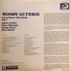 Woody Guthrie Guest Artists: Cisco Houston, Sonny Terry, Bess Hawes – Goin' Down This Road Vol. 7 LP
