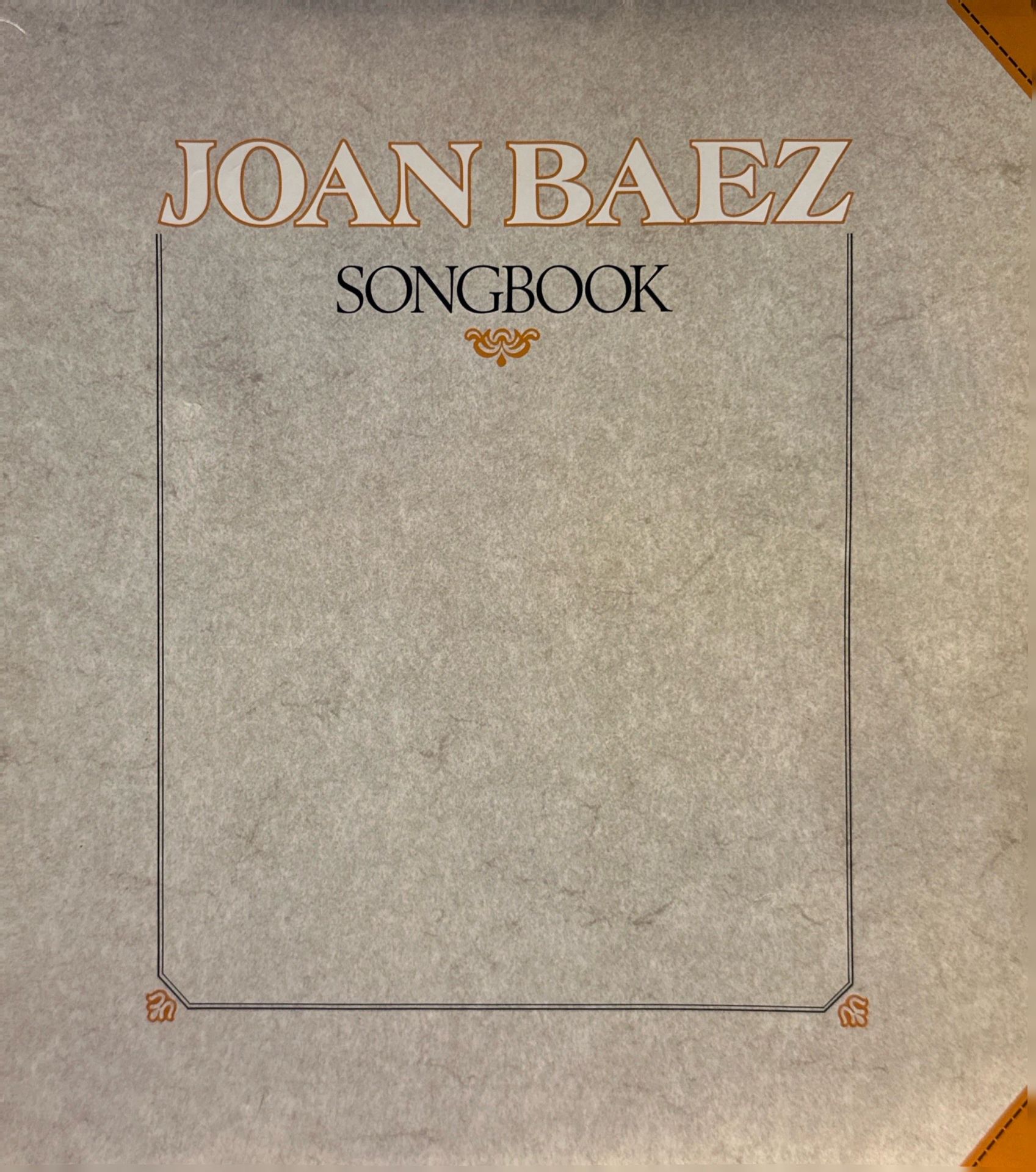 Joan Baez – Songbook LP