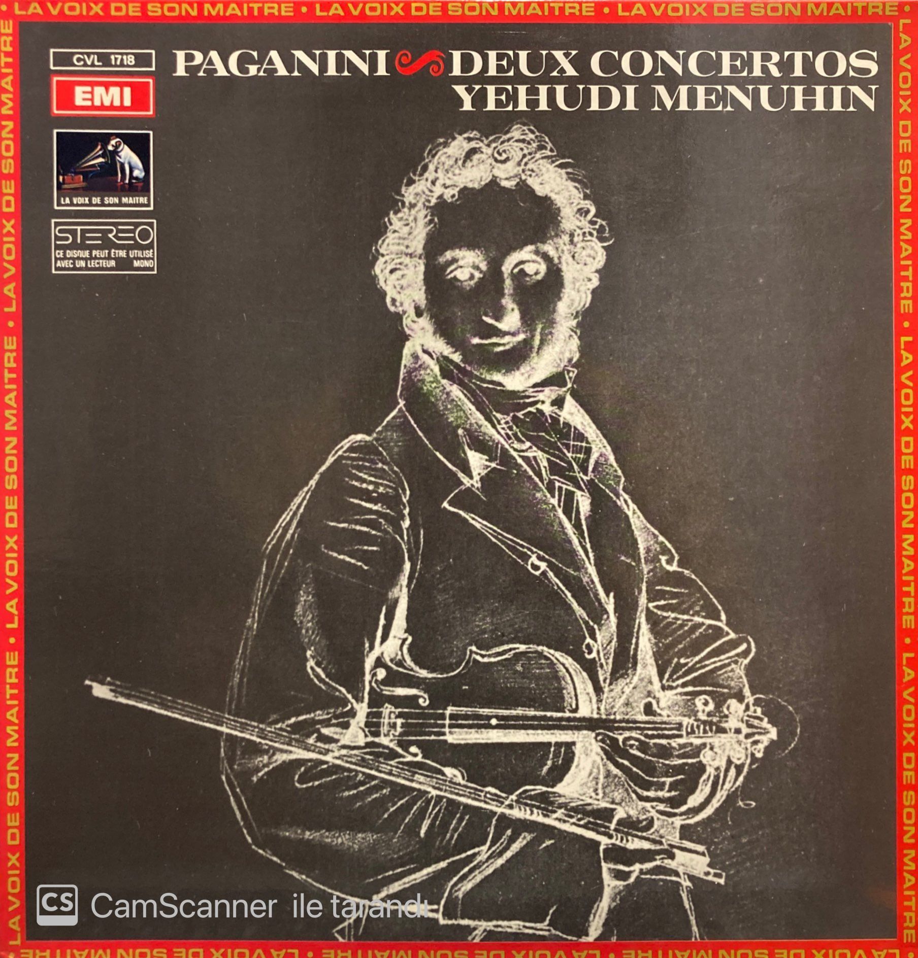 Paganini* - Yehudi Menuhin – Deux Concertos LP