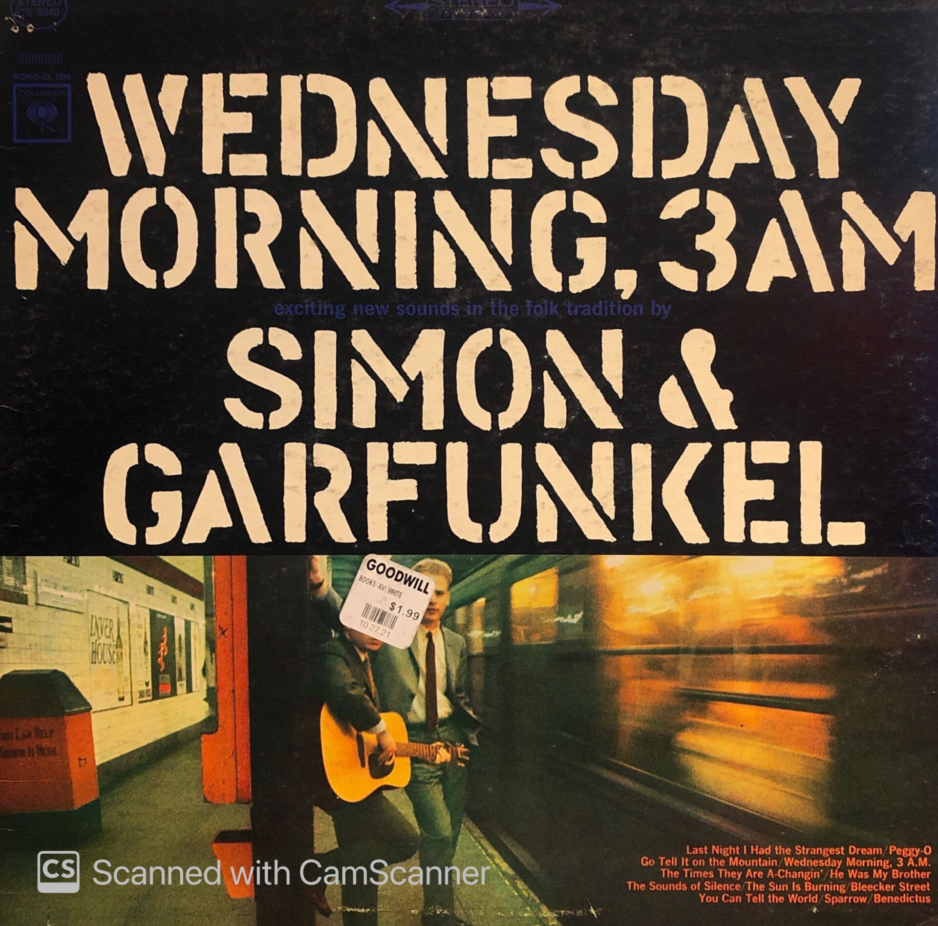 Simon & Garfunkel – Wednesday Morning, 3 AM LP