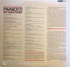 Luciano Pavarotti – Pavarotti My Own Story-Musical Highlights Of His Spectacular Career LP