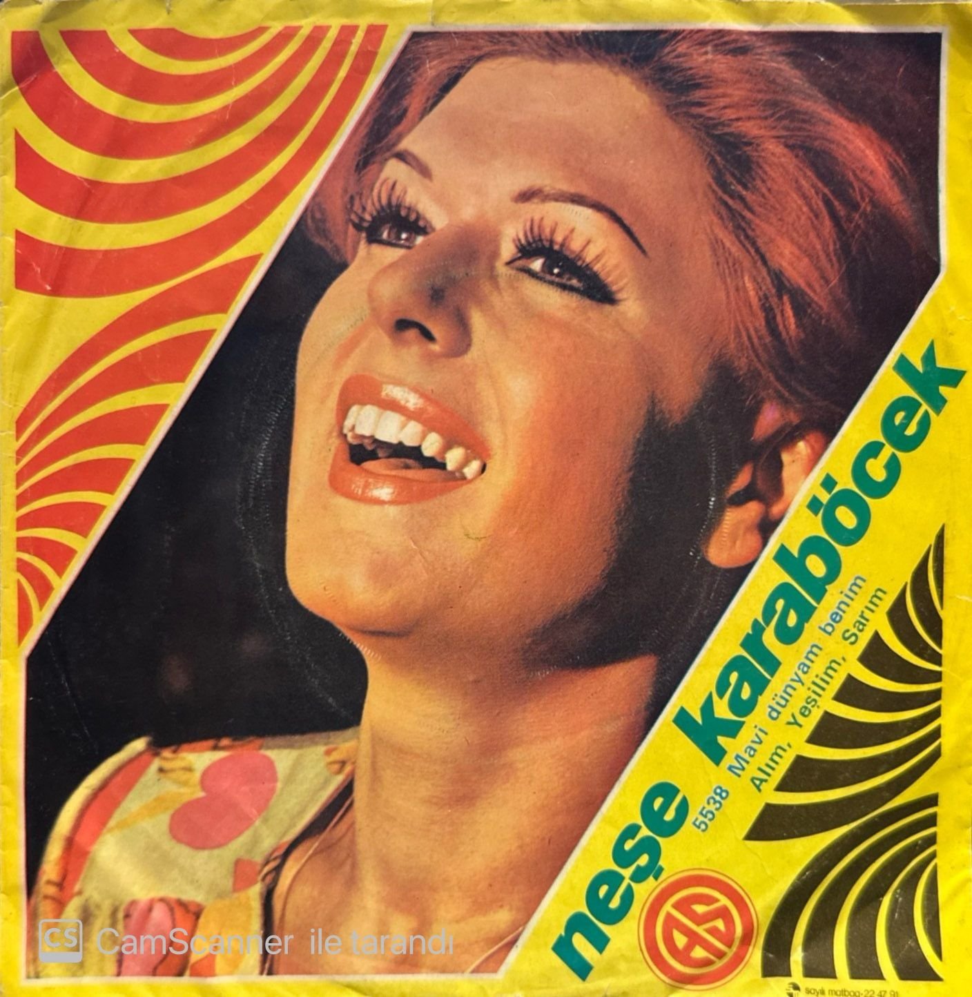 Neşe Karaböcek - Mavi Dünyam Benim / Alım, Yeşillim, Sarım 45'lik
