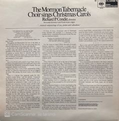 The Mormon Tabernacle Choir* – The Mormon Tabernacle Choir Sings Christmas Carols LP