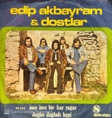 Edip Akbayram - İnce İnce Bir Kar Yağar / Dağlar Bağladı Beni 45'lik