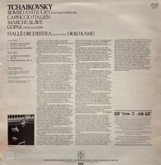 Tchaikovsky* - Hallé Orchestra Conducted By Okko Kamu – Romeo And Juliet Fantasy Overture / Capriccio Italien / Marche Slave / Gopak From Mazeppa LP