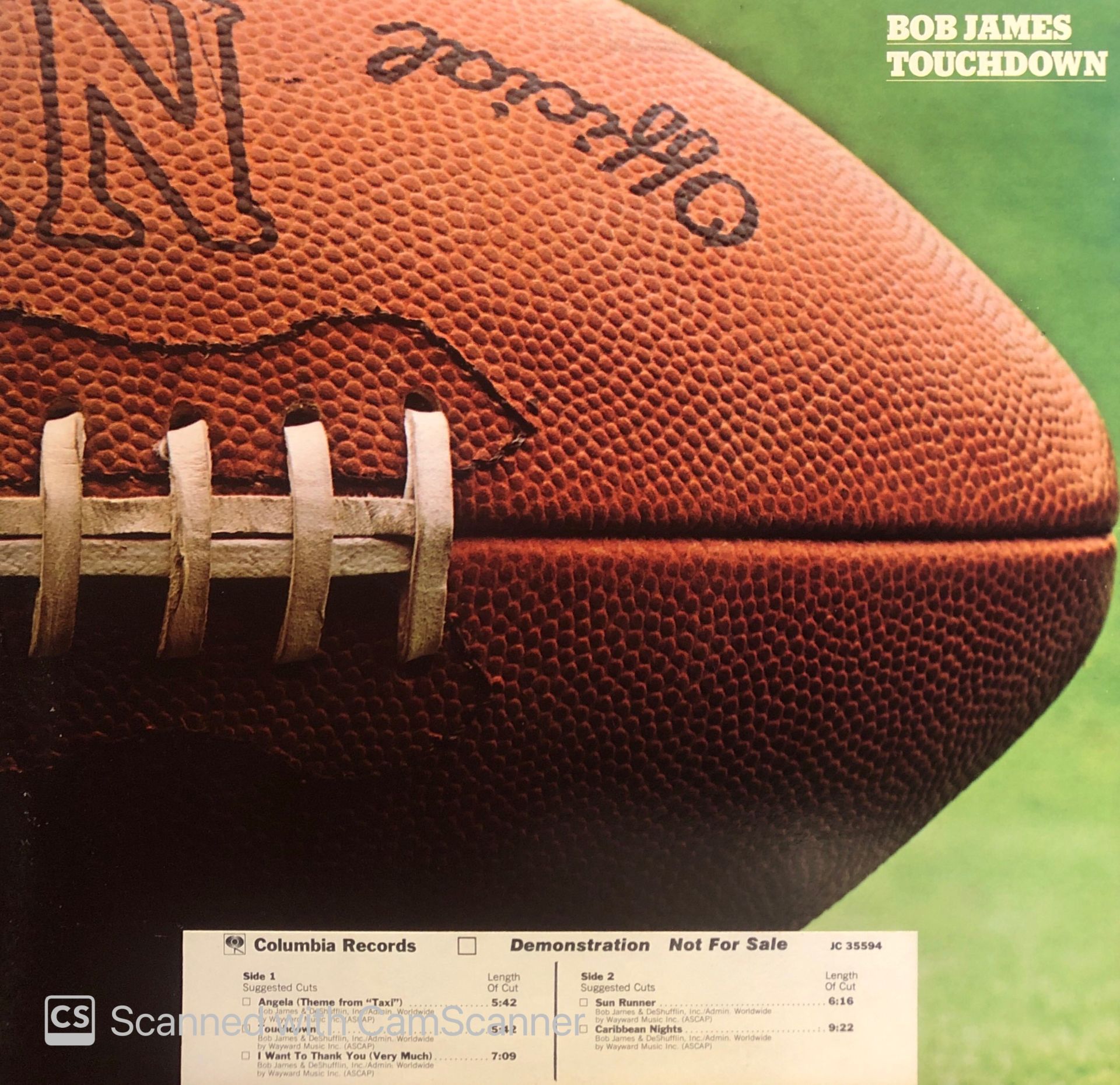 Bob James – Touchdown LP