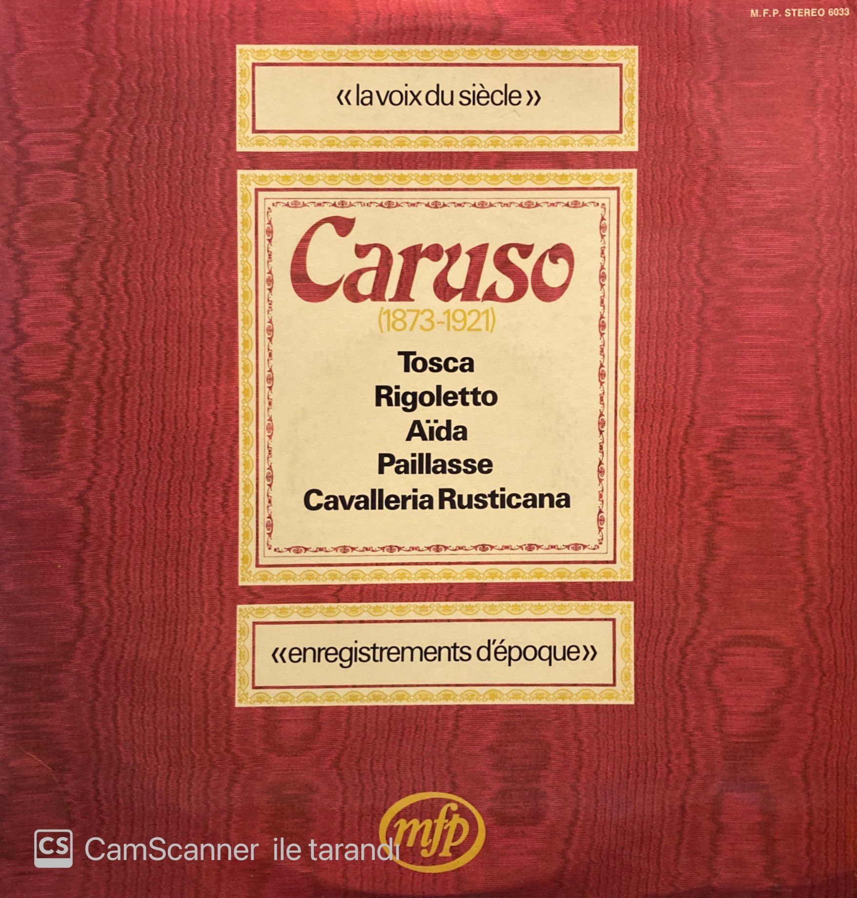 Caruso* – La Voix Du Siècle LP