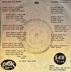 Fikret Kızılok - Bacın Önde Ben Arkada / Kouyverdin Gittin Beni 45'lik